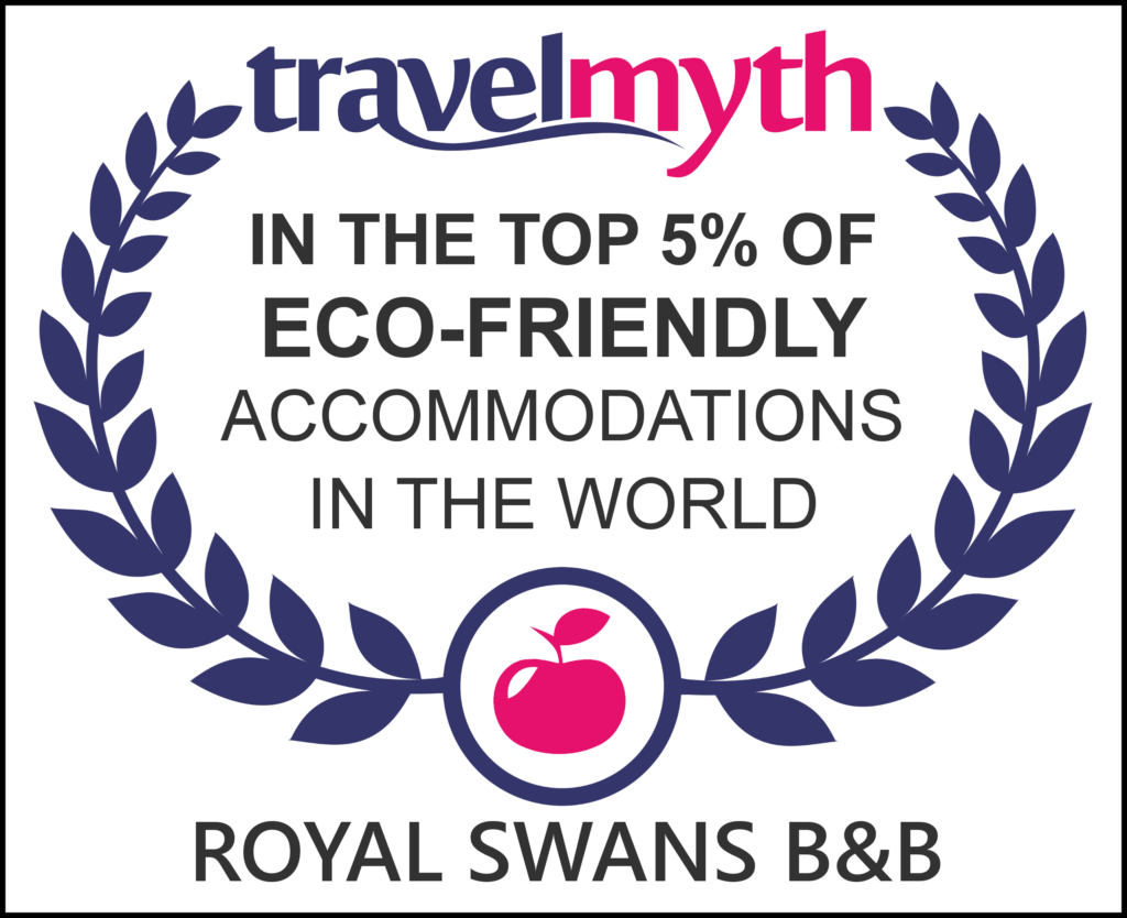 RoyalSwans Hotel B&B most ecologic ecology sustainable certified certification